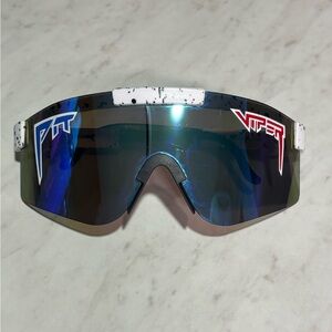 Pit Viper Mirrored Shield Sports Sunglasses -The Absolute Freedom